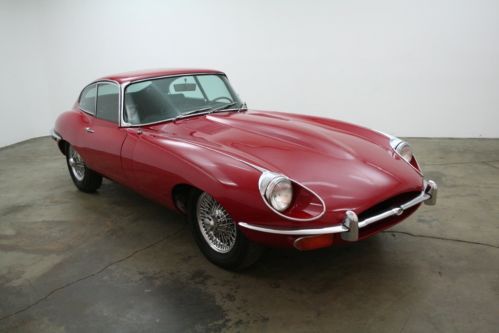 1969 jaguar xke fhc, matching#&#039;s, red, manual, wire wheels, spare tire, orig car