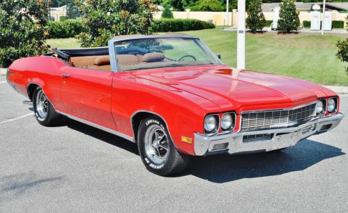 Fully restored mint condition 1972 buick skylark convertible just 77,257 miles .