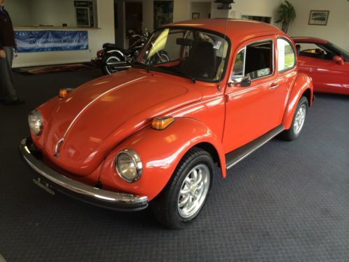 No reserve 1973 super beetle low miles  &#034;no rust&#034;
