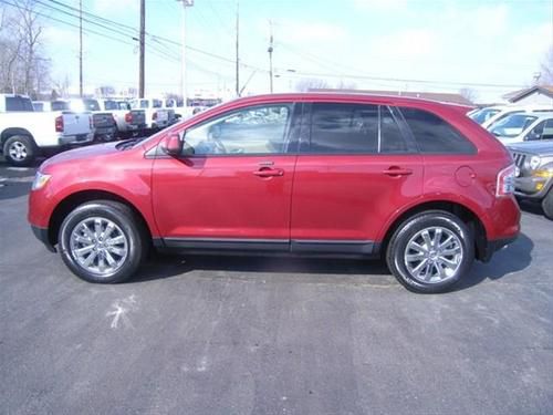 Red ford edge 2007 model, one owner, excellent condition 83000miles