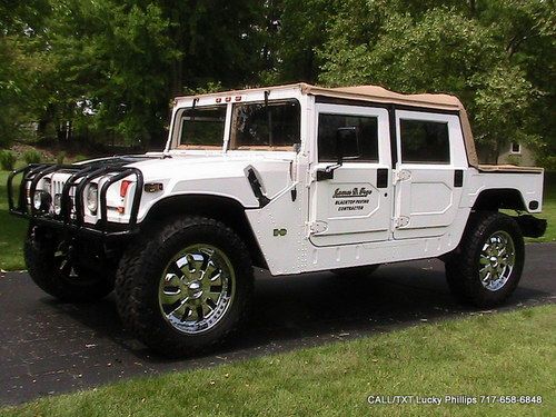 Hummer h1 open top convertible am general  *awesome*