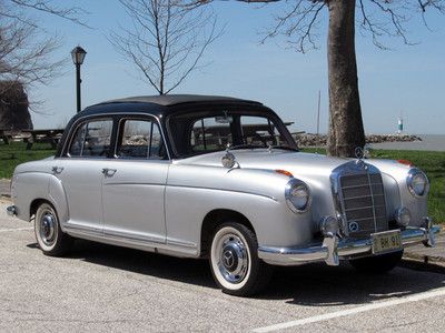 1958 mercedes 220s ponton solid southern car with webasto sunroof. excellent!