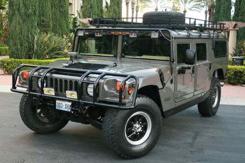 1999 hummer h1 wagon low miles 20k in extras rare color ctis diesel must see wow