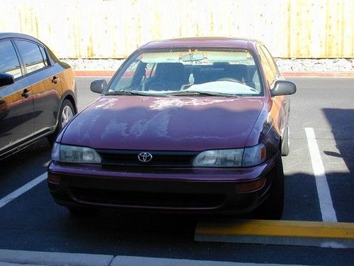 1995 toyota corolla-used, mechanically sound-priced reduced!!