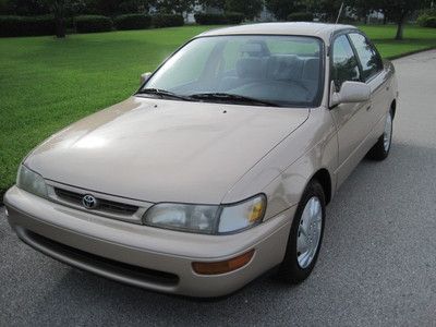 Pristine 1997 toyota corolla dx, 51k miles, 2 owners from new, south florida car