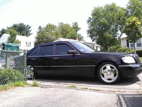1997 mercedes s500 only 95k miles black on black super clean interior s500 l@@k