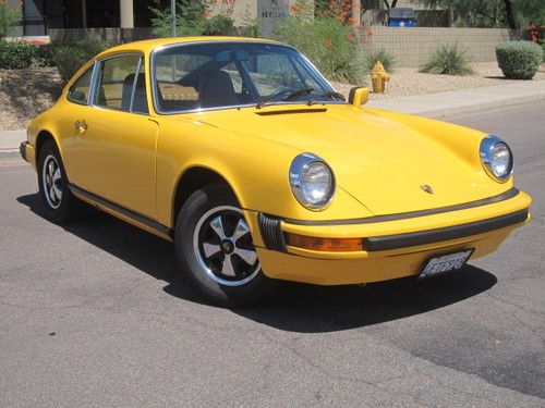 1976 porsche 912e, 2.0l 4cyl, 5-speed, cosmetically restored, 3-owner 76k miles!