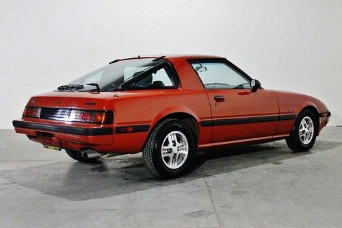 1984 mazda rx-7 gsl - low miles; no rust, sunroof; a/c; exceptional condition