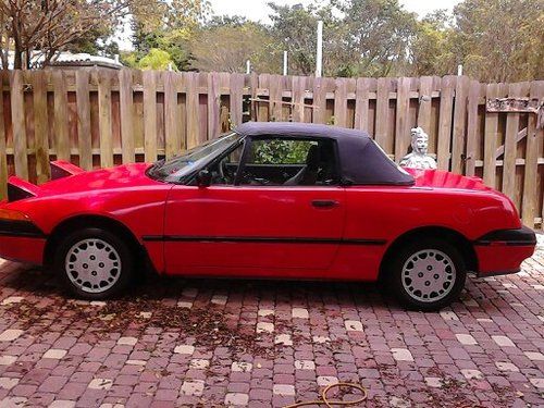 1991 mercury capri base convertible 2-door 1.6l