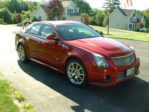2009 cadillac cts-v, one owner, low mileage (18k miles), rare 6 speed manual
