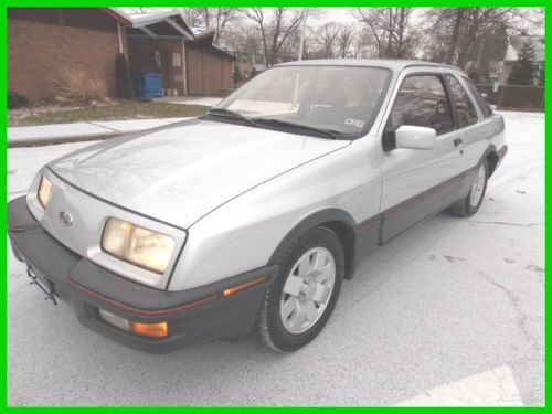 Merkur xr4ti/turbo/leather/sunroof/automatic/rust free/low miles/cold a/c