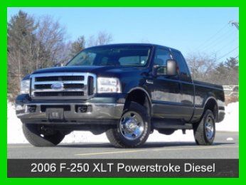 2006 ford f-250 xlt extended cab 4x4 4wd 6.0l powerstroke diesel ac low miles
