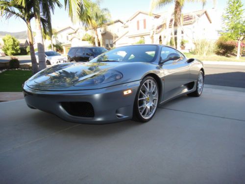 2003 ferrari 360 modena f-1, highly optioned, mint condition, low miles, byowner