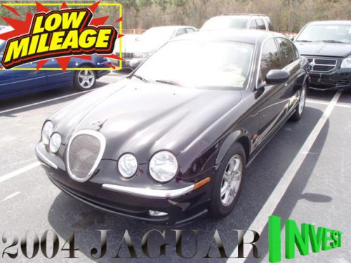 2004 jaguar s-type base sedan 4-door 3.0l low mileage!!