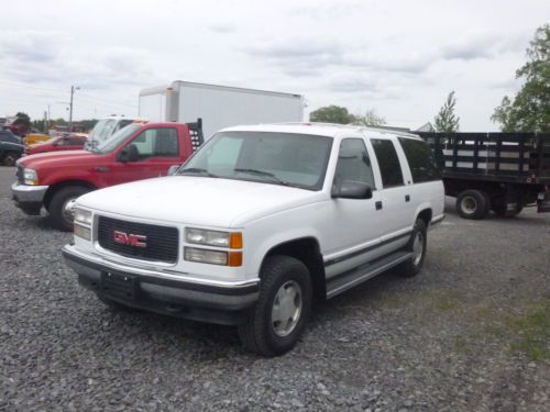 1995 gmc suburban 5.7l v8 4x4 leather fully loaded-no rust