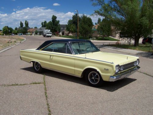 1966 plymouth satellite, big block, factory a/c,bucket seats/console, rust free!