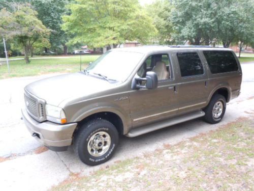 2003 ford excursion limited 4x4 diesel, extra clean, new tires, serviced