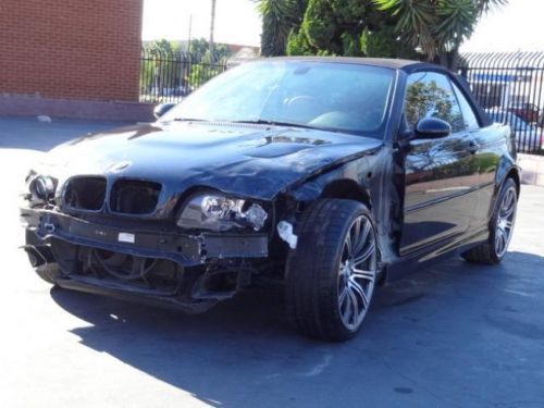 2006 bmw m3 convertible damaged salvage wrecked crashed fixer repairable l@@k!