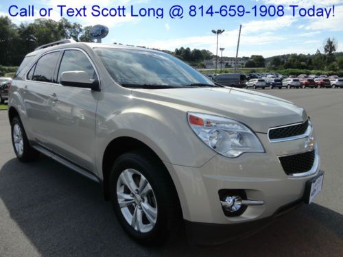 2012 equinox lt awd sunroof back up camera 1 owner 4wd clean carfax video 4x4