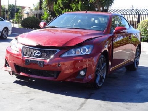 2014 lexus is 250c damaged repairable project fixer repairable wrecked salvage