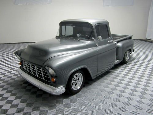 1955 chevy custom steet rod pickup truck frame off restoration v8 many upgrades
