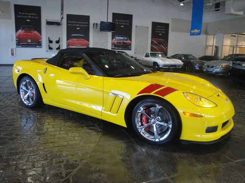 Like new unique custom ordered 2012 corvette grand sport convertible 3lt 6-spd!