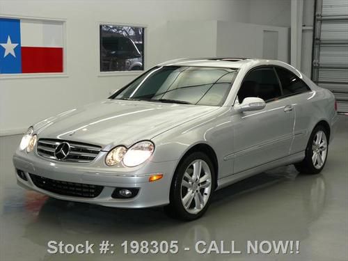 2006 mercedes-benz clk350 sunroof htd leather 68k miles texas direct auto