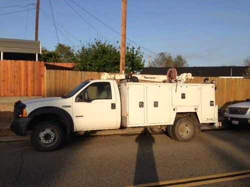 2006 ford f550 maintainer crane service body