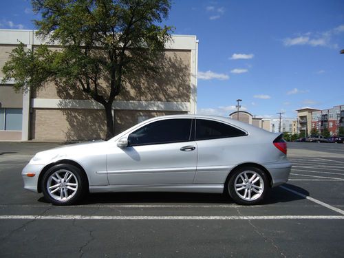 2002 mercedes c230 coupe, compressor, leather, no reserve! look!