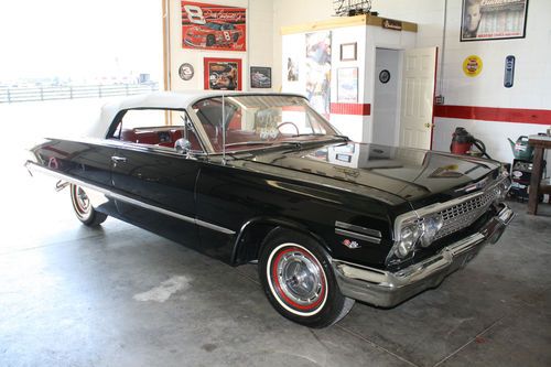 1963 chevy impala convertible frame off restoration - never been in the rain