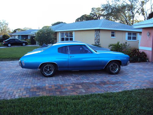 1970 ss chevelle 396 with build sheet