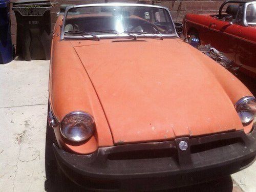 1975 mgb clear title &amp; non-oped