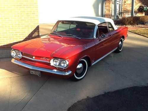 1963 chevrolet corvair monza 500 spyder convertible, turocharged with 4-speed