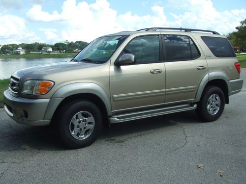 2002 toyota sequoia sr5 4x4 leather loaded everything works cold ac florida car!