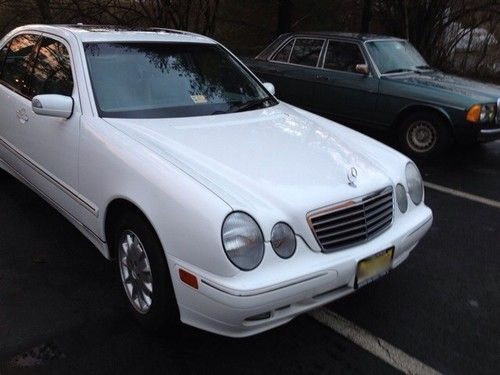 2000 e320 4matic mercedes benz white grey interior w210 one owner very clean car