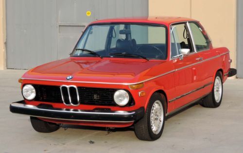 Californa original, 1974 bmw 2002, 100% rust free, low miles, sunroof, nice car!
