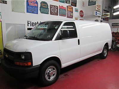 No reserve 2007 chevrolet g2500 extended cargo van, 1 corp. owner