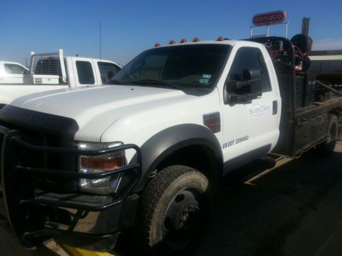 2010 ford f550 super duty flatbed wench truck