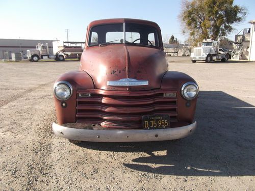 1952 chevy shortbed stepside 5 window pickup