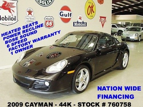 2009 cayman,rwd,6 speed trans,heated leather,bose,18in wheels,44k,we finance!!