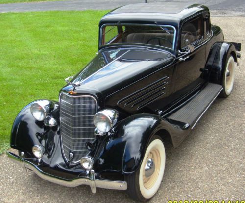 1934 dodge dr business coupe, 2 owner,shows 29,097 miles, always garage kept.