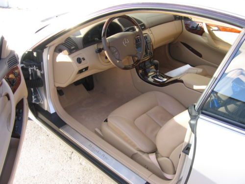 2002 mercedes-benz cl500 base coupe 2-door 5.0l 44k garaged miles mint!