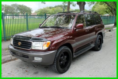 2000 no reserve toyota land cruiser 100 series 4x4 clean title  3rd row