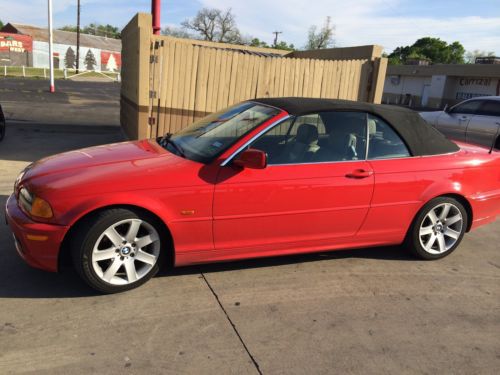 2001 bmw 325ci red convertible