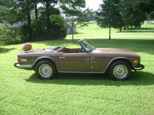 Heritage certificate  numbers matching tr-6 with only 76,119 miles - rust free