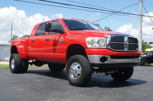 5.9 liter lifted new tires mega cab slt automatic 4x4 dually clean carfax