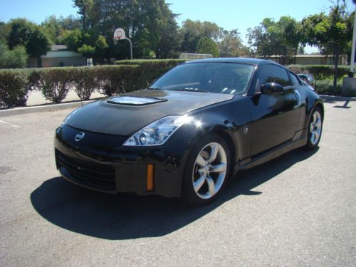 08 nissan 350z sports car coupe 6 speed manual hid dvd bluetooth only 36k miles