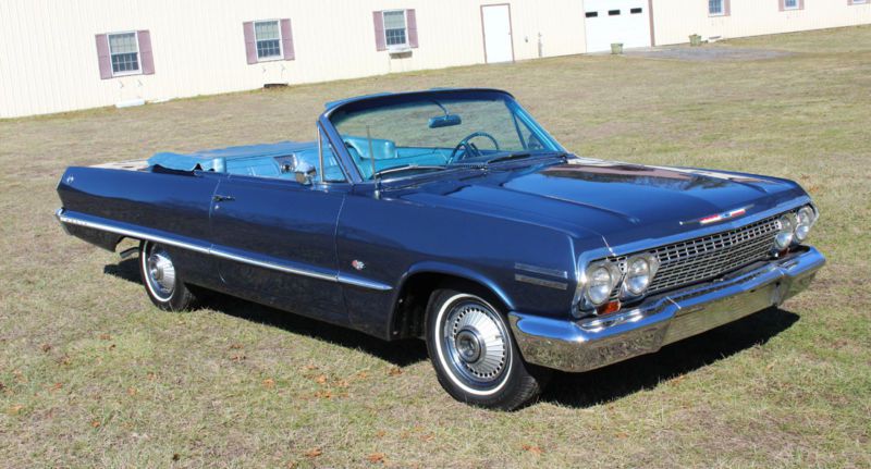 1963 chevrolet impala convertible 2 door