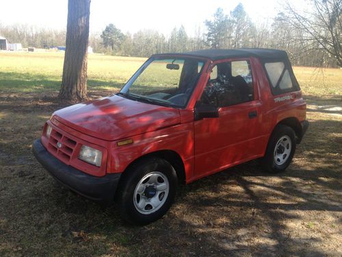 No reserve auction - 1997 chevrolet "geo" tracker 4-cyl. 5-spd. cold a/c