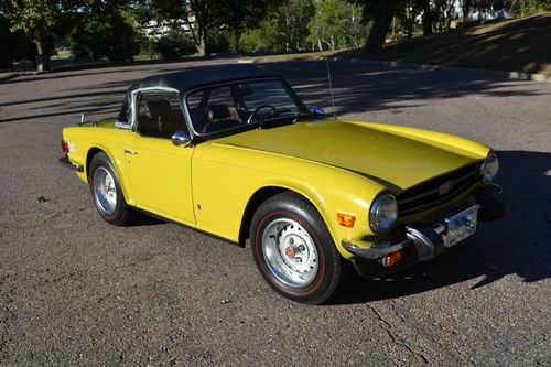 1976 triumph tr6 mostly original, low miles, 2nd owner